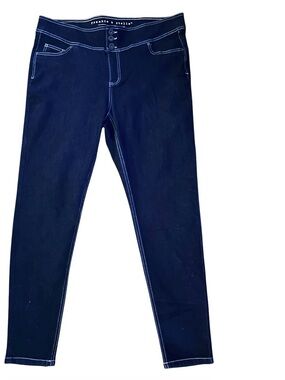 Frankie & Stella by Jeaniologie Dark Blue 3 Button Stretch Jeans
